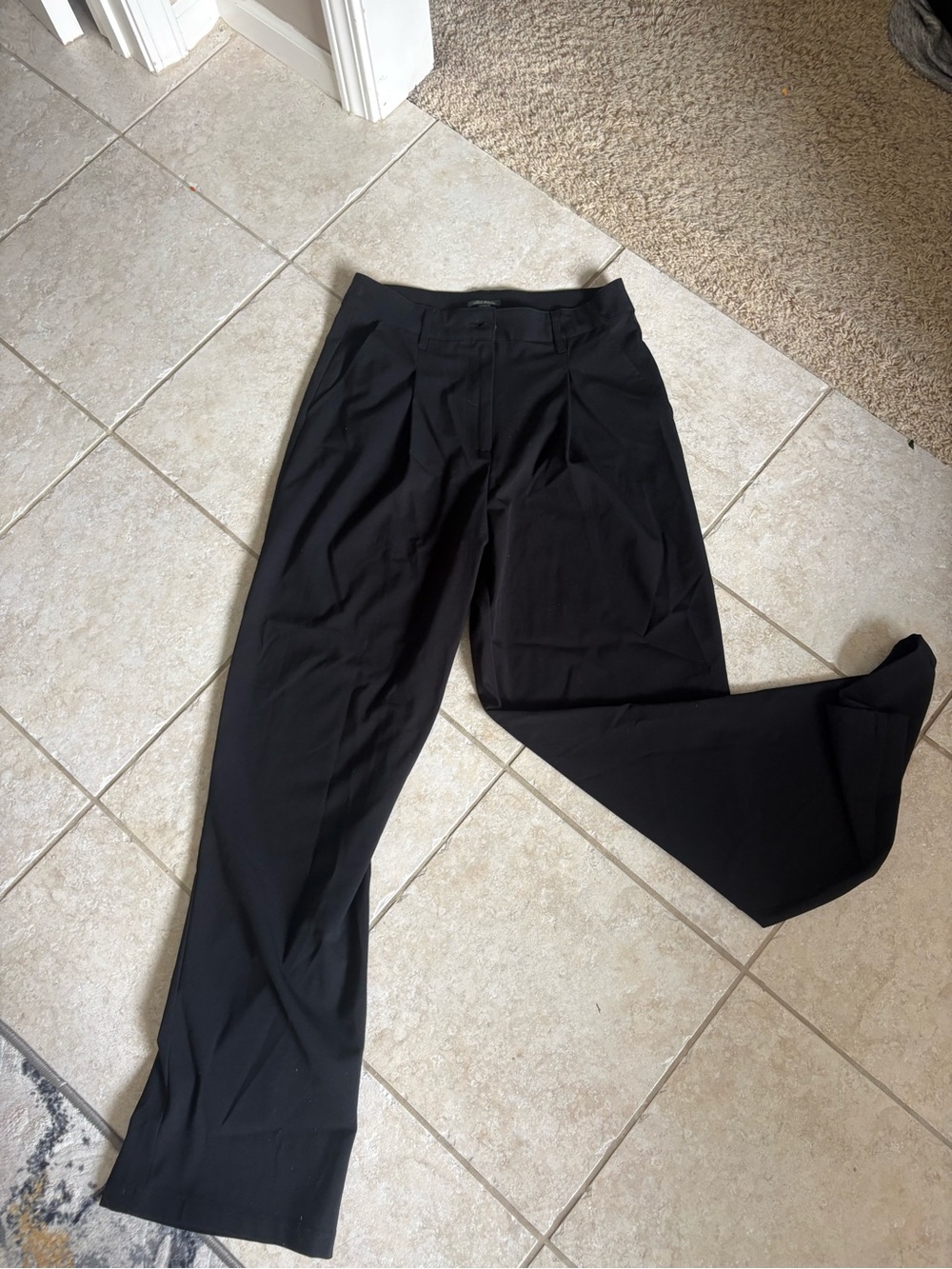 Black Women's Tailored Dress Pants